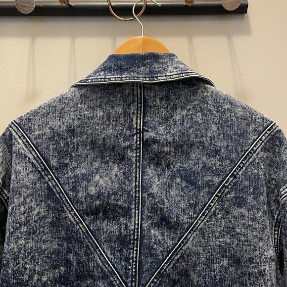 Rare Forever 21 Southwestern Aztec Denim Jacket | Vintage Wash, Oversized Medium - Picture 7 of 10